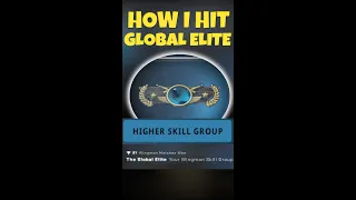 How i Hit Global Elite #shorts