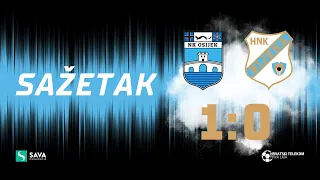 Osijek - Rijeka 1:0 - sažetak, 23. kolo (2021./2022.)