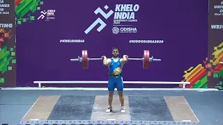 Weightlifting Men's 61KG Final - Khelo India University Games 2020