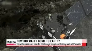 Rosetta mission fuels debate on origin of water on Earth   지구 물 기원, 혜성 아니다? 과학계