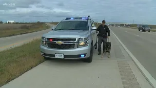 K9 Officers of the Ohio State Highway Patrol sniff out crime