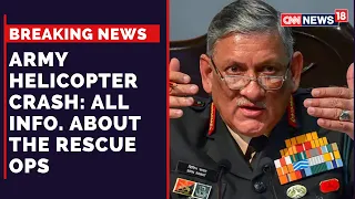 Army Helicopter Crash Today | Indian Army News Live | Bipin Rawat News | CNN News18