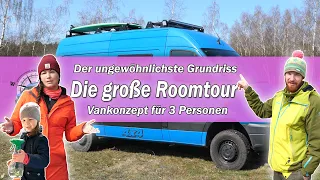 Vlog 70 - Ingenieur baut unfassbares Wohnmobil-Konzept, Wohnmobil für 3 Personen unter 6m