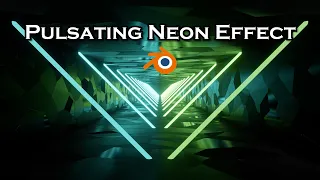 Easy Neon Sci Fi Abstract Corridor - Blender Tutorial