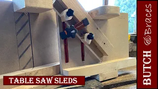 Table Saw Sleds - Mini versions for small parts