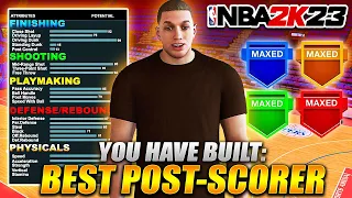 BEST POST SCORER BUILD in CURRENT GEN NBA 2K23! You will NEVER LOSE AGAIN! POST HOOKS from ANYWHERE!