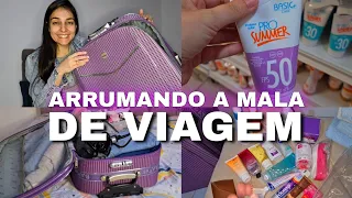 ARRUMANDO A MALA PARA PRAIA🏖+COMPRINHAS PARA VIAGEM