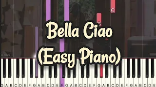 Bella Ciao |  La Casa de Papel  (Simple Piano, Piano Tutorial) Sheet