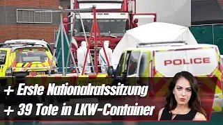 Erste Nationalratssitzung ++ 39 Tote in LKW Container | krone.at NEWS