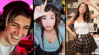 Reacting to Pokimane's BEST TIKTOKS with Moxy