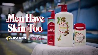 LA Rams use the Body Wash GOAT for Moisturization with Old Spice Moisturize with Shea Butter