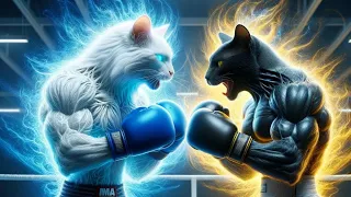 Fighting For Friend | Revenge💪  #cat #cute 🐈VS🐈
