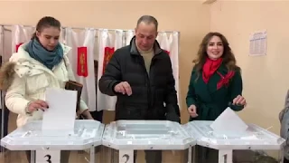 Проголосовал на выборах Президента