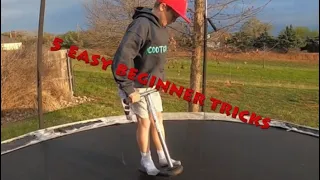 5 easy beginner tricks to learn on a tramp scooter!!!
