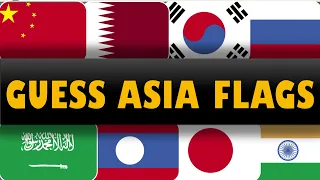 Guess All Asia Flags in 3 Seconds #flags #Asia
