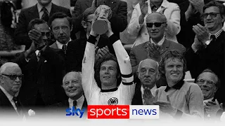 Tributes pour in for Franz Beckenbauer