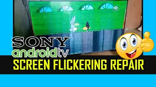 Sony 49 inches Smart TV | Android TV flickering screen problem repair