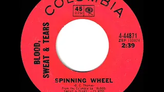 1969 HITS ARCHIVE: Spinning Wheel - Blood, Sweat & Tears (a #2 record--mono 45 single version)