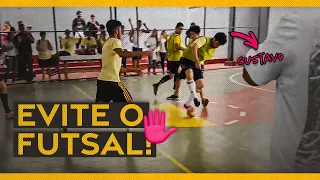 O PERIGO DE JOGAR FUTSAL | Diferença entre futsal e futebol de campo