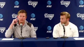 Los Angeles Rams(NFL). RamsDraft reactions from Les Snead & Sean McVay. 2017 04 30