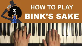 One Piece - Bink's Sake (Piano Tutorial Lesson)