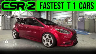 CSR2 Fastest Tier 1 Cars