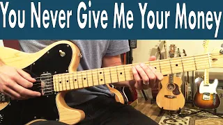 Beatles You Never Give Me Your Money Guitar Lesson + Tutorial l Part 2