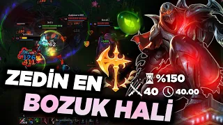 RANKEDDA URF ? ZEDİN EN BOZUK HALİ ! TANK METASI DÜŞMANI ! %150 BEKLEME SÜRESİ ! 40 KİLL JUNGLE !