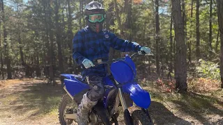 2023 yz125 wide open in nj sandpit (RAW 125 2 stroke)