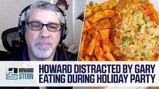 Gary Eats During Howard’s Speech at the Holiday Party