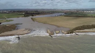 Climping Beach Erosion 2023