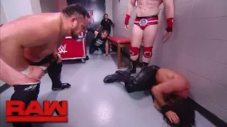 Samoa Joe, Sheamus and Cesaro brutalize Dean Ambrose in the trainer's room: Raw, Dec. 18, 2017