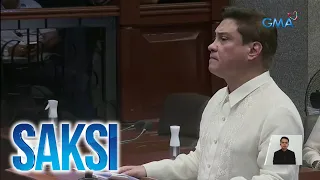 Sen. Zubiri, aminadong masama ang loob at heartbroken sa pagbibitiw bilang senate president | Saksi