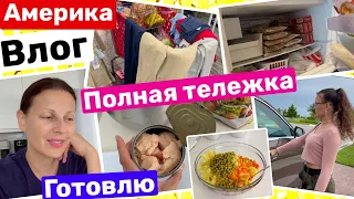 США Пока сложно! Закупка одежды Полная тележка Заехала в старый дом Семейный Влог Big family USA