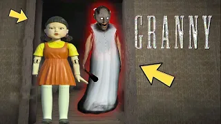 Granny vs Squid Game Doll #4 🍭 Granny, Ice Scream, Baldi, Siren Head - funny horror animation