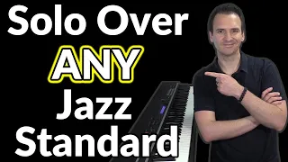 Easiest Way To Solo Over Any Jazz Standard