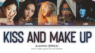 BLACKPINK (블랙핑크) (w/o Dua Lipa) — 'Kiss and Make Up' (5 Members ver.) (CCL Han|Rom|Eng)