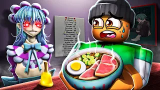 ROBLOX AMELIA'S CAFE.. (All Endings + Badges)