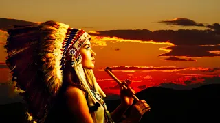 Native American Earth Flute - HEAL MY SPIRIT MY SOUL MY HEART - Nature Night Sounds Sleep Music