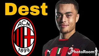 Sergio Dest • Welcom To Ac Milan • 2023 ⚫🔴 Skills & tackles & Goals