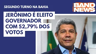 Jerônimo é eleito Governador com 52,79% dos votos