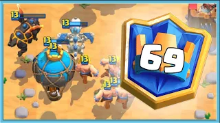 🔞 ТОП-69 МИРА НАГИБАЕТ ТОПОВ! ЛАВА, ШАР И ШАХТЕР / Clash Royale