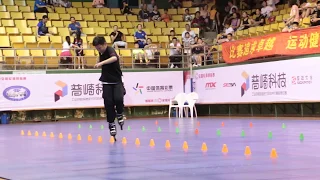 2019 China Inline Slalom Championship 丨Classic Slalom Junior Men Group B   7th Huang yuxin