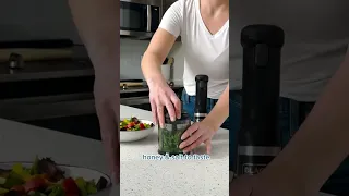 DIY fresh homemade salad dressing with kitchen wand™