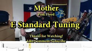 Mother - Pink Floyd Bass (Cover with Tabs)