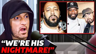 Eminem Reveals How Suge Knight Tried To K!ll Him & 50 Cent