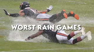 Worst rain games in NFL history