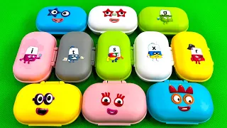 Looking for All CLAY Numberblocks Medicine Box Colorful! ASMR