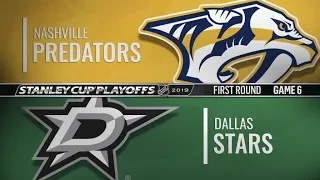 Recap: NSH vs DAL  First Round  Game 6   Apr 22,  2019