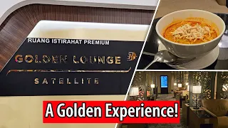 SUPERB Malaysia Airlines Golden Lounge Satellite Terminal Review
